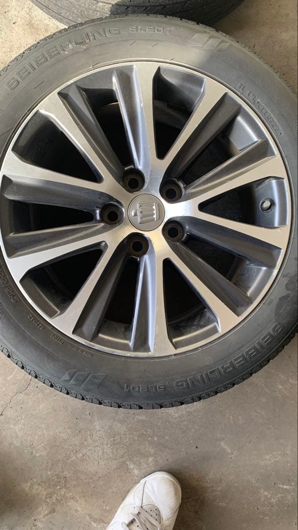 21クラウン純正ホイールメッキ17インチ ホイールセット早い者勝ち