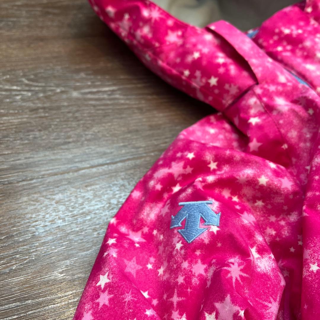 デサント　美品　　セットアップ　上下　スキーウェア　130 女の子