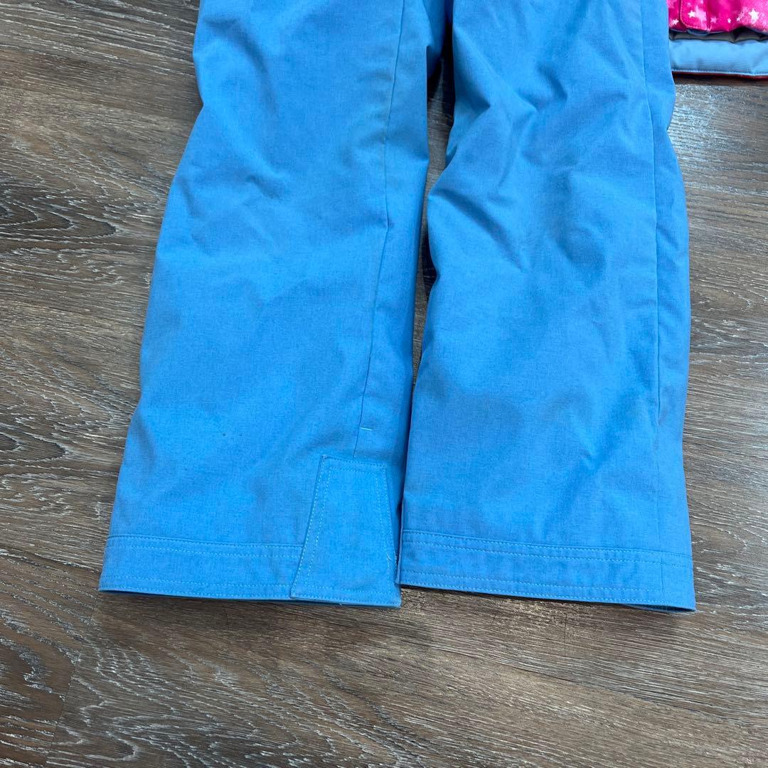 デサント　美品　　セットアップ　上下　スキーウェア　130 女の子