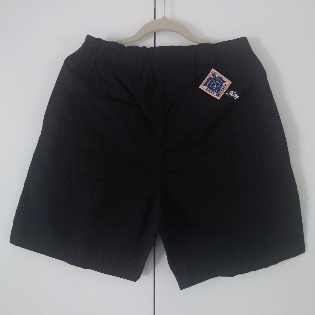 【kapital】コーマバーバリー　イージービーチGOショートパンツ 2-M 黒