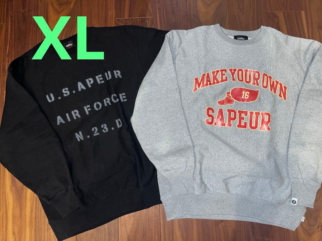 SAPEur スウェット　2枚セット