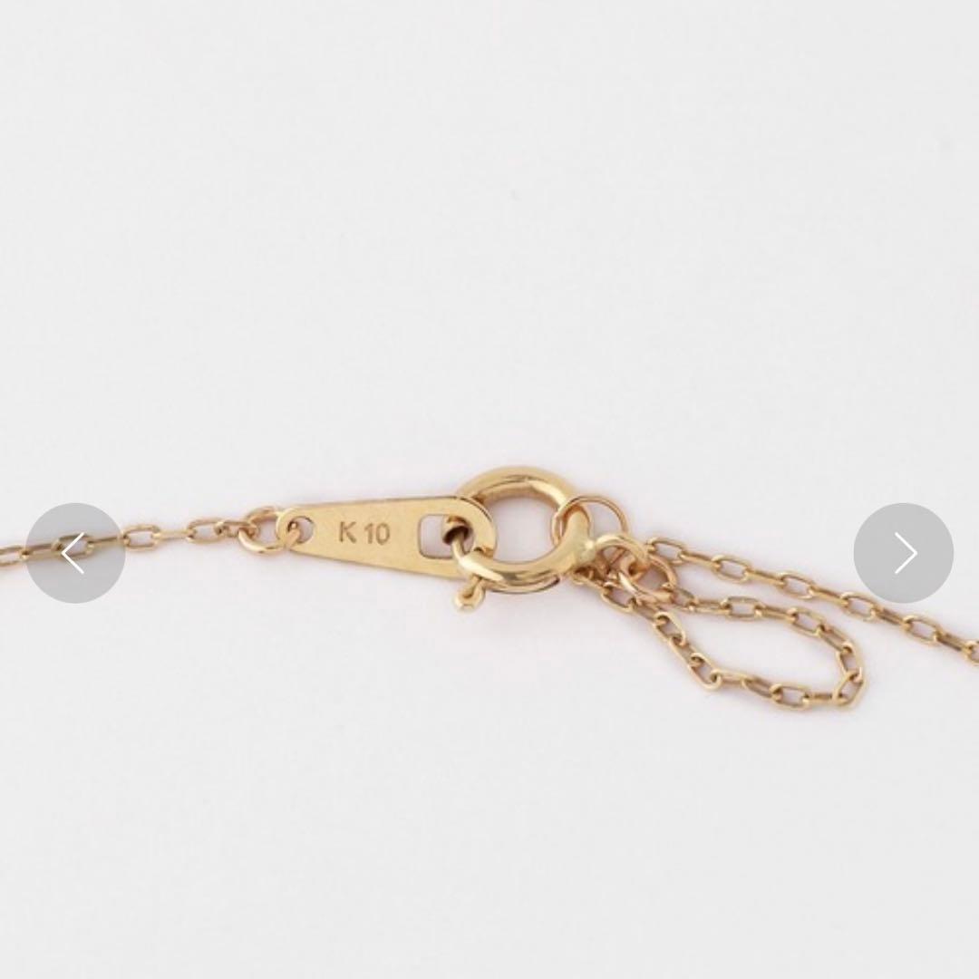 新品未使用　ネックレス　K10 siena sienarose シエナロゼ