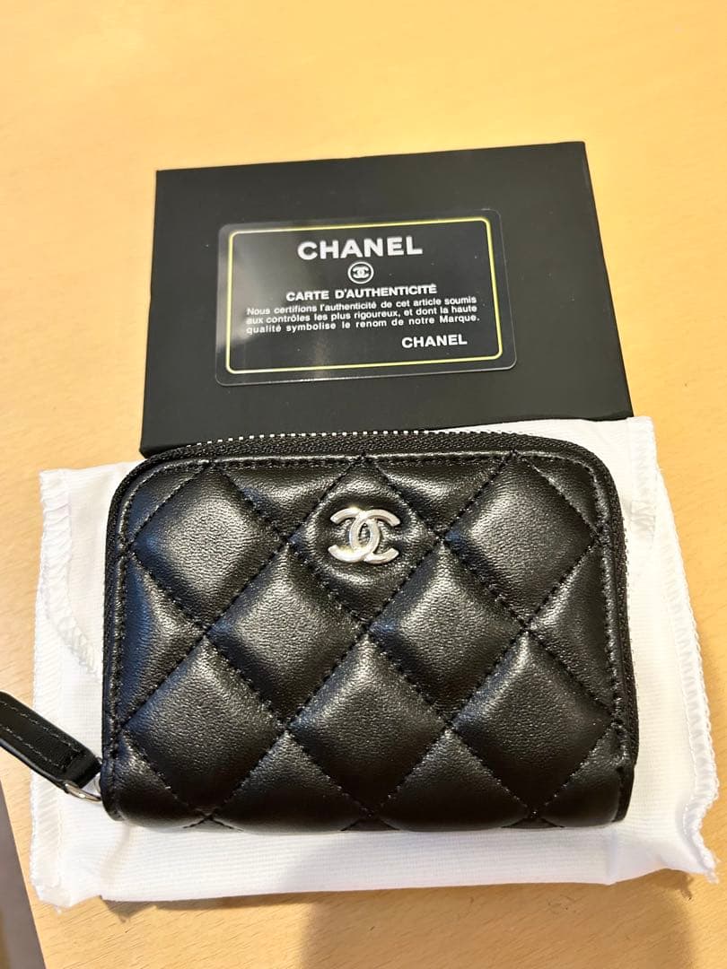 CHANEL キルティング ケース ブラック