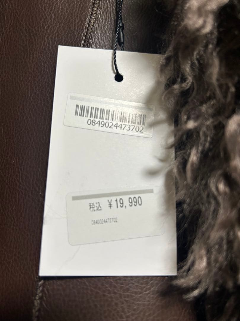 お値下げ！ZARAフェイクファーコート ブラウン S新品未使用！