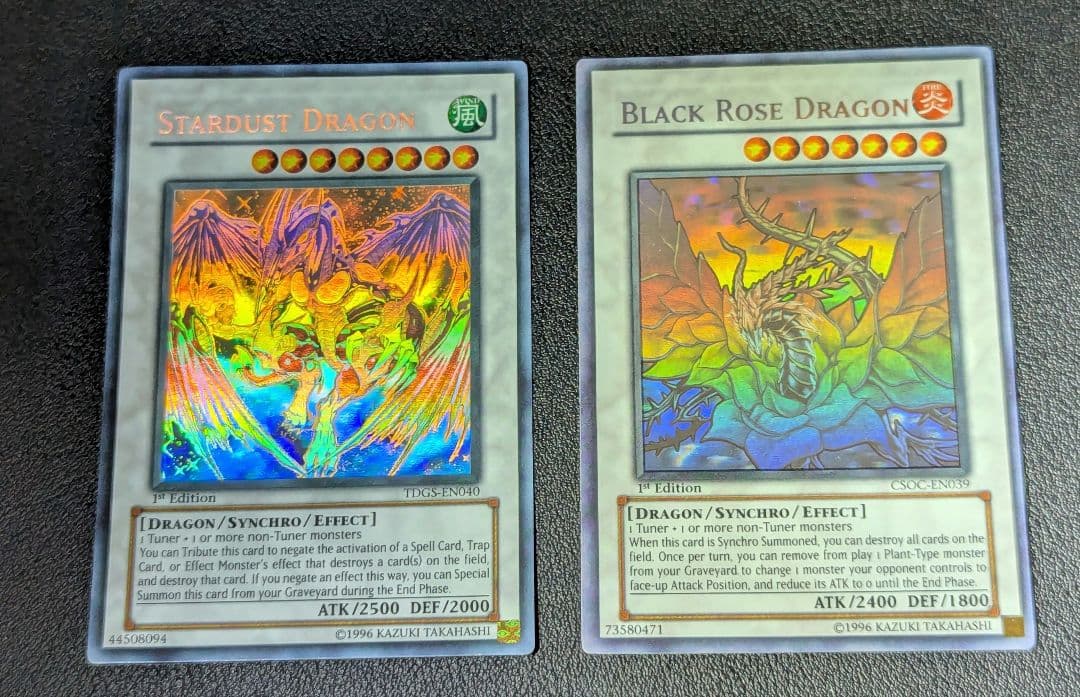 スターダスト / ブラック・ローズ・ドラゴン 北米 1st ゴーストレア セット