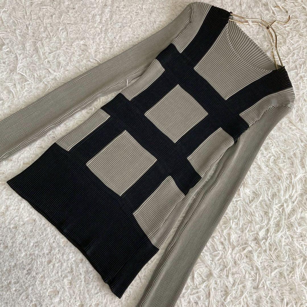 ISSEY MIYAKE プリーツカットソー グレー M オシャレ