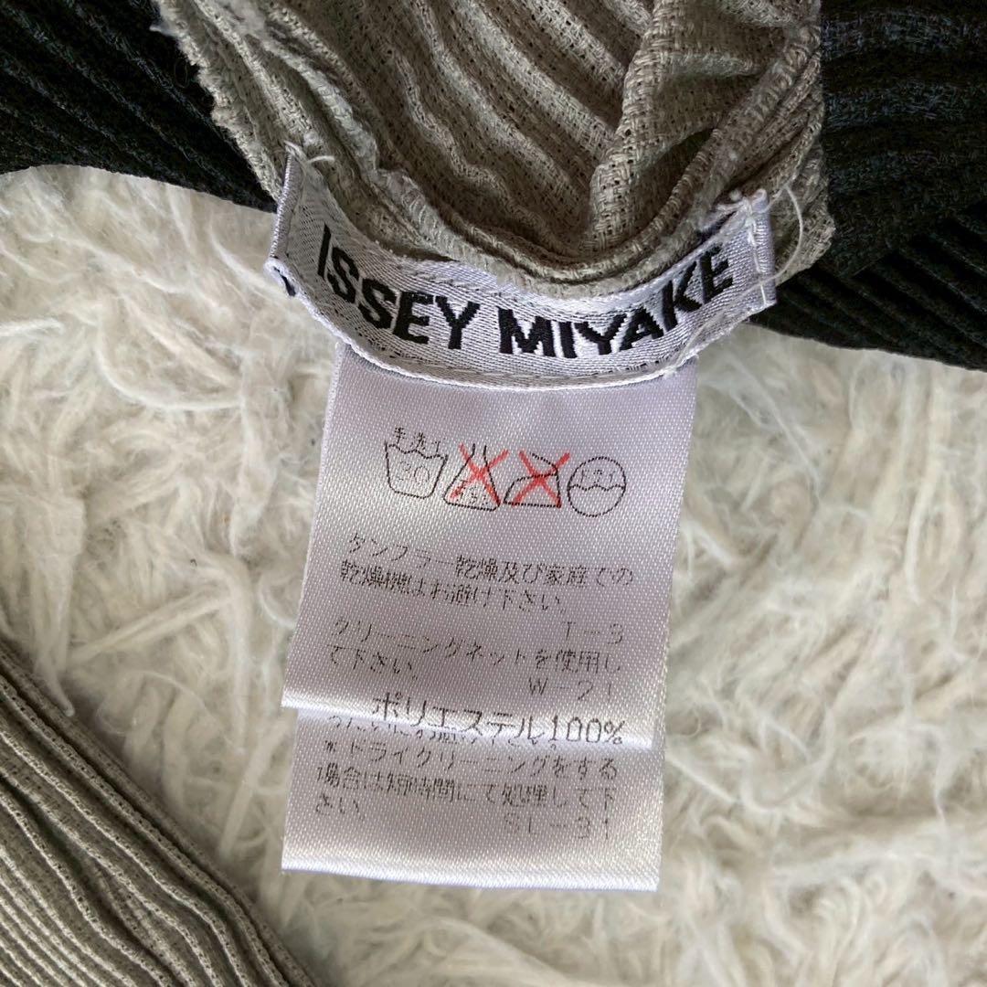 ISSEY MIYAKE プリーツカットソー グレー M オシャレ