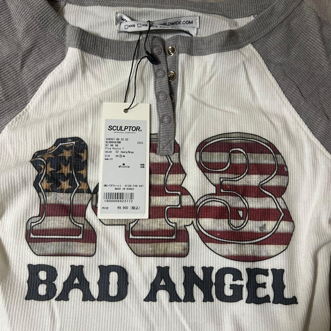 SCULPTOR Flag Raglan T-shirtフラッグラグランTシャツ