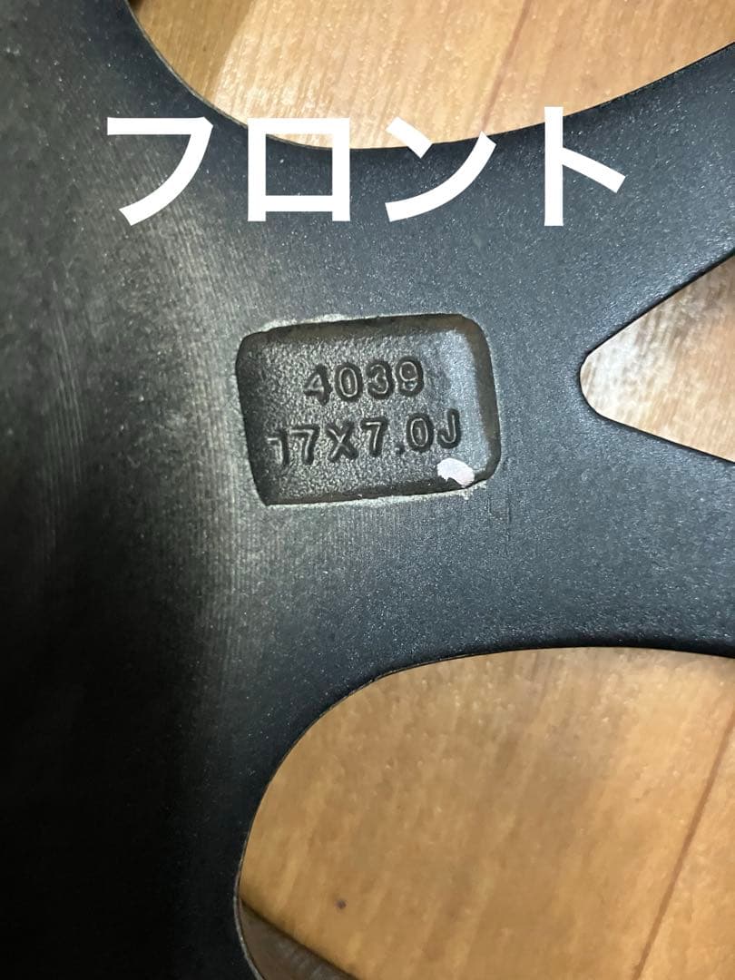 タイヤ　ホイール4本セット 215−45−17 100ピッチ