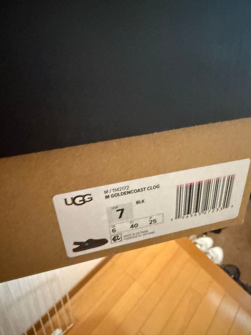 UGG M Golden Coast Clog ブラック 7★25センチ新品