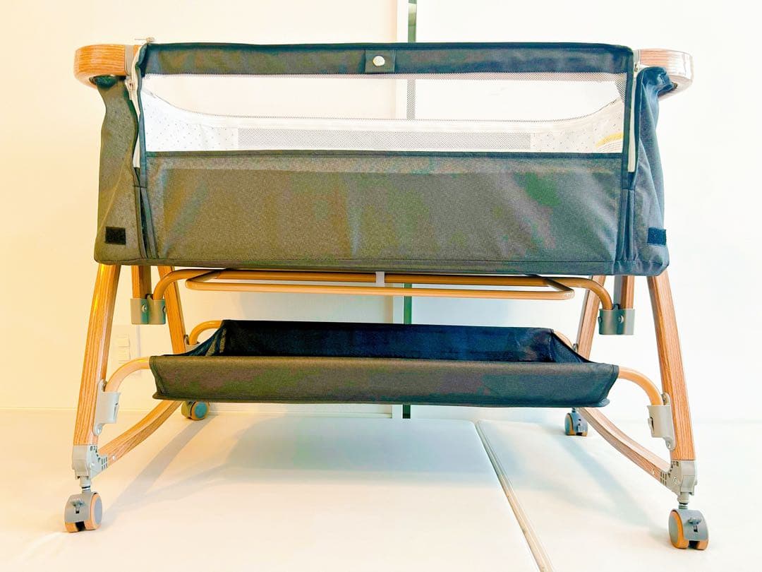 【2025最新モデル】ベビーベッド 添い寝可 折りたたみ可 ゆりかご