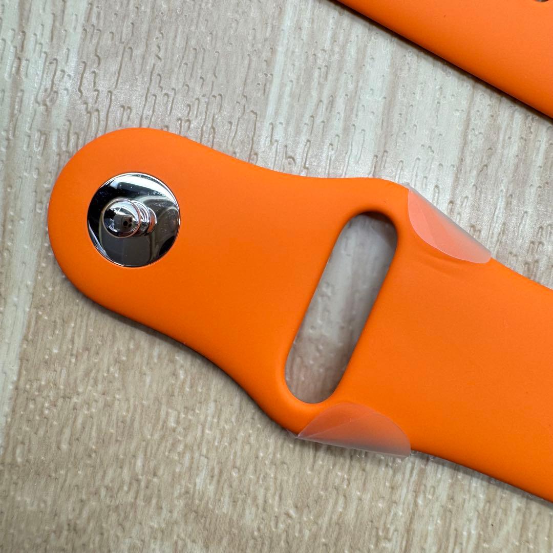 2302 未使用　Apple Watch エルメス　オレンジ　ラバーバンド