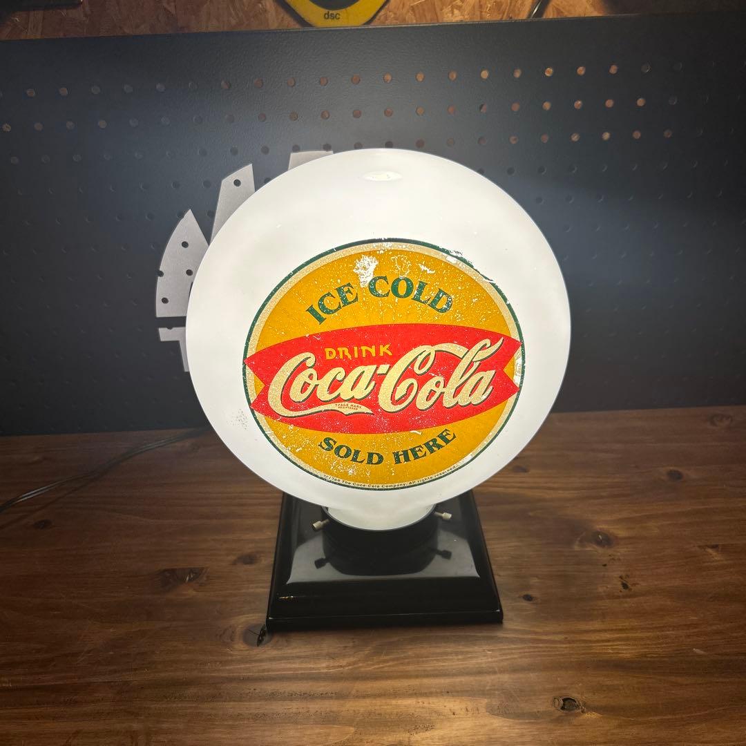 ヴィンテージ コカ・コーラ ランプ　ガソランプ
