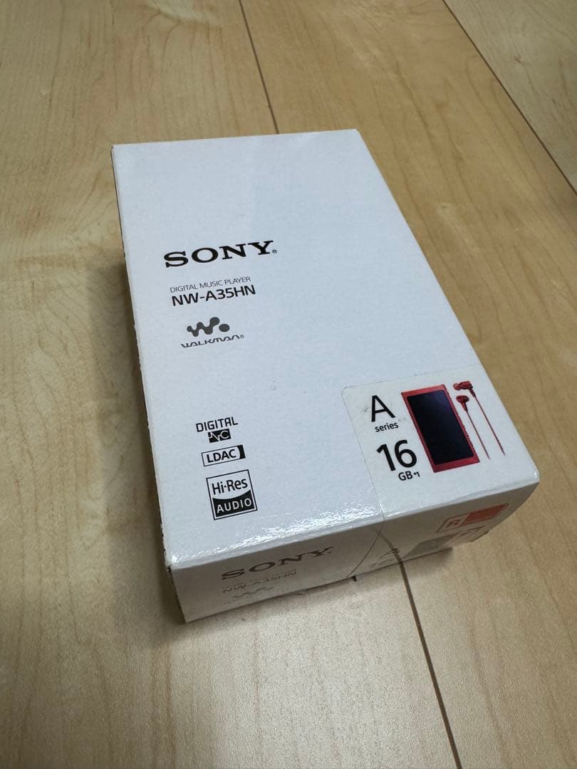 sony NW-A35HN ウォークマン ハイレゾ 16GB 赤