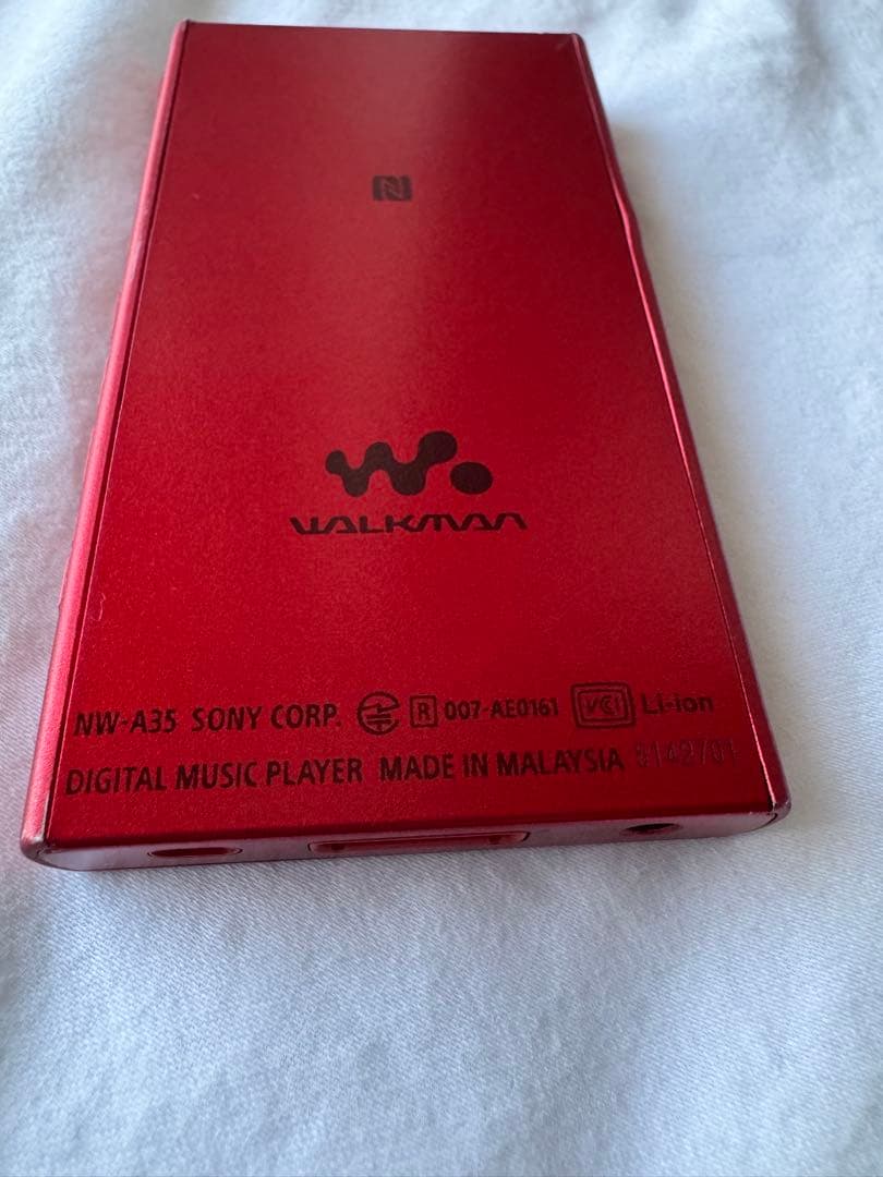 sony NW-A35HN ウォークマン ハイレゾ 16GB 赤