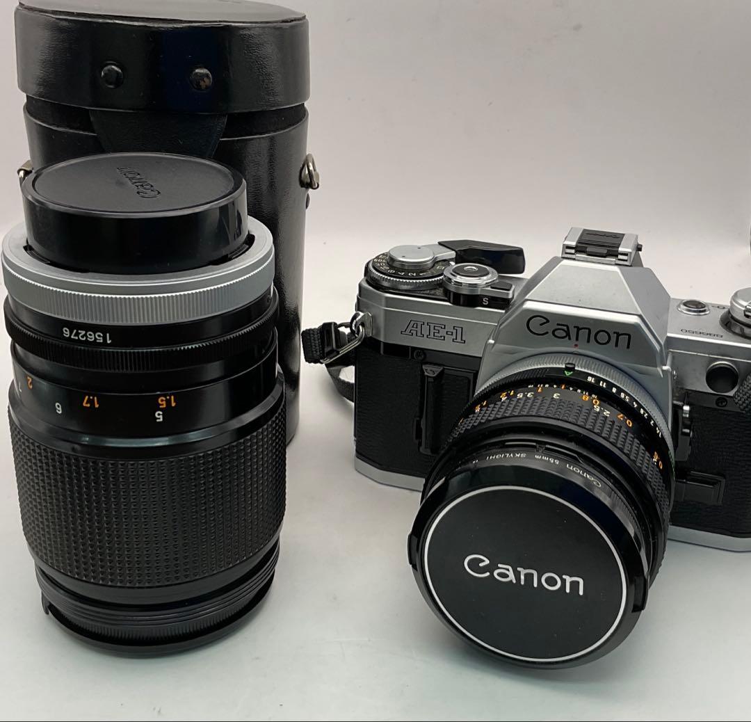 Canon AE-1 FD50mm FD135mm一眼レフカメラ　レンズセット