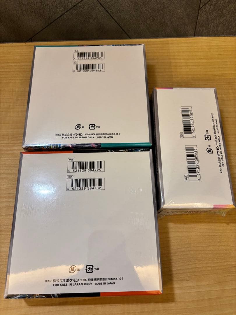 ポケモンカードゲームテラスタルフェス等 ボックス まとめ売り シュリンク 付き