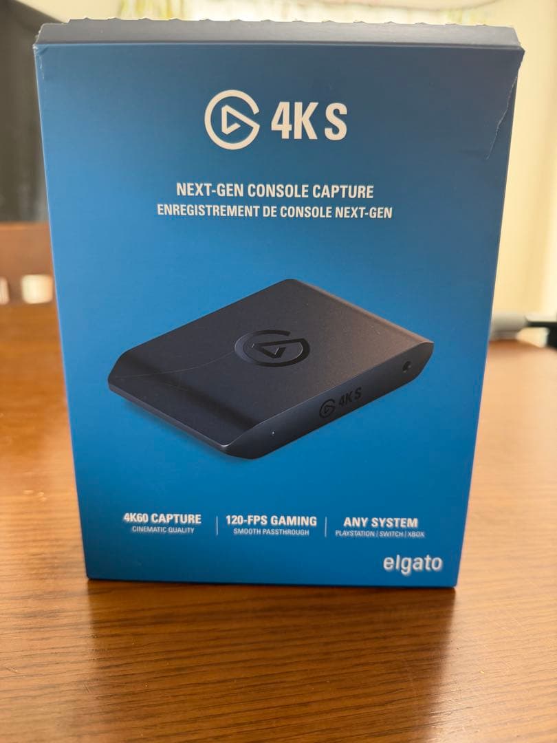 Elgato 4K S コンソールキャプチャ