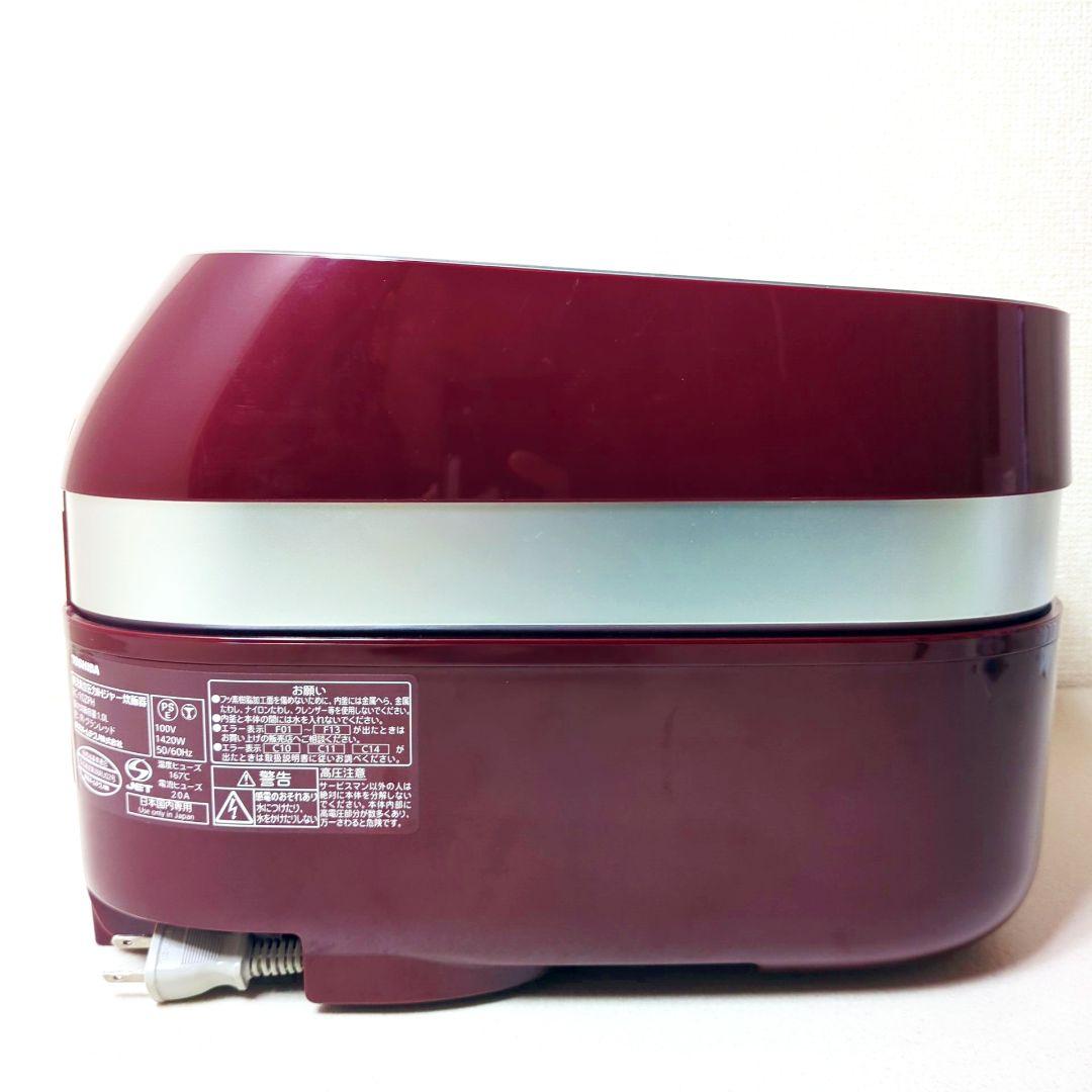 東芝 RC-10ZPH 真空IHジャー炊飯器 グランレッド TOSHIBA