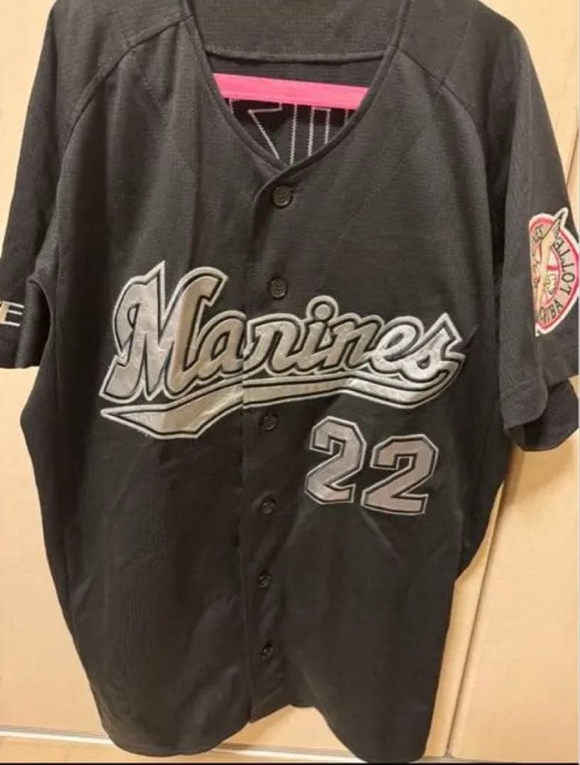 千葉ロッテMarines ユニフォーム 里崎智也 22 復刻