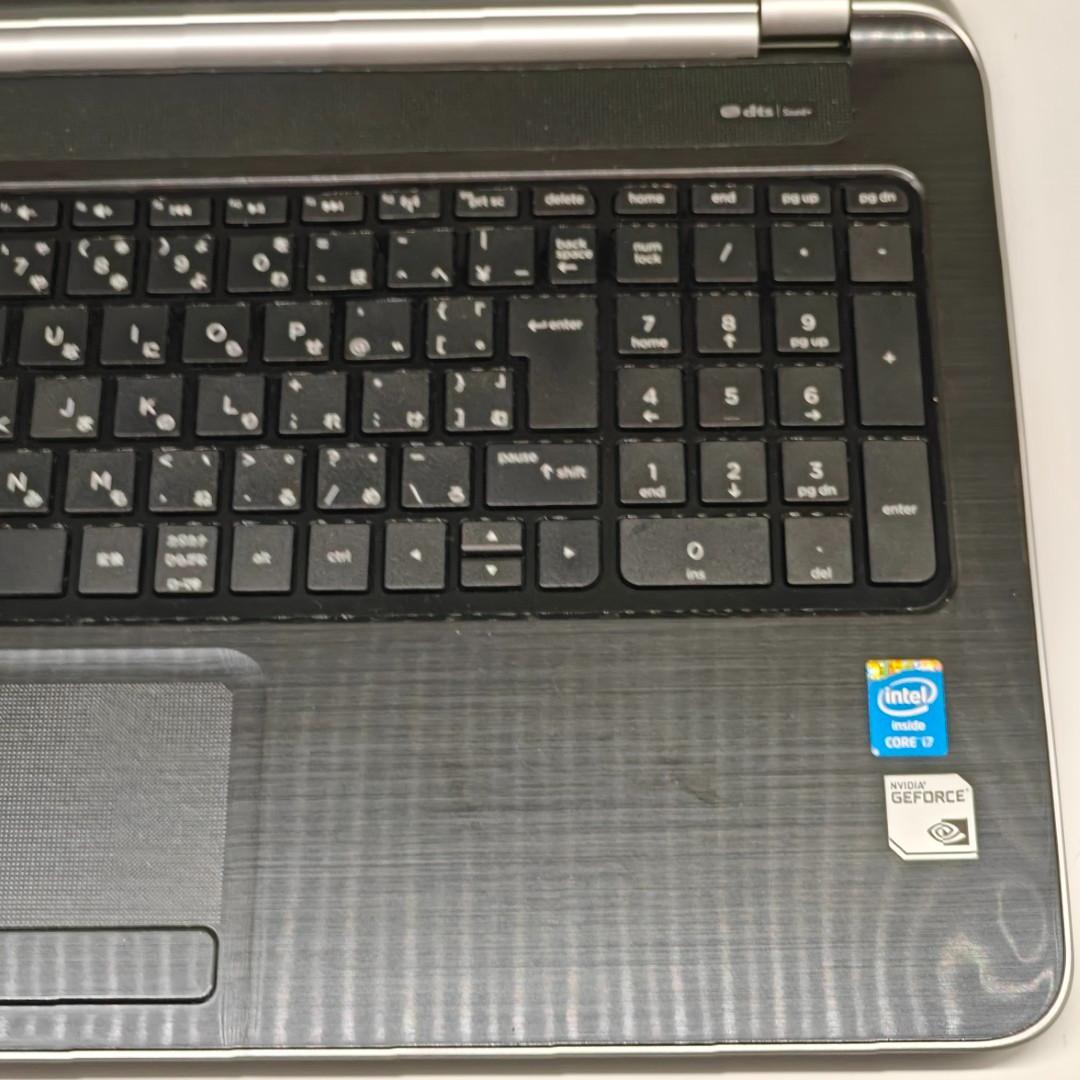 【HP】高速i7 SSD500GB 16GB オフィス付き ブラック ノートPC