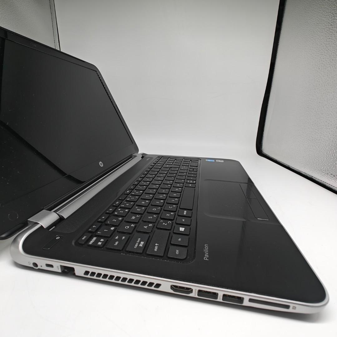 【HP】高速i7 SSD500GB 16GB オフィス付き ブラック ノートPC