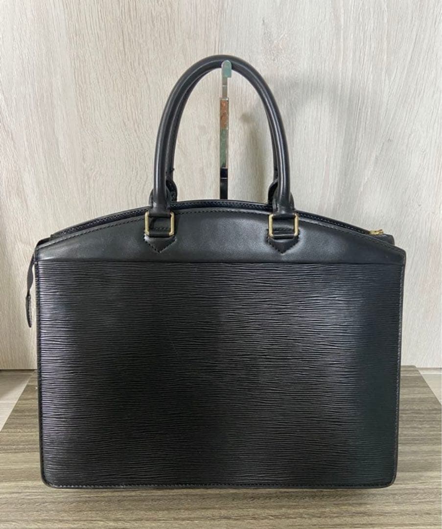 サ*a様 ルイヴィトン ビジネスバッグ エピ リヴィエラ レザー ブラック　チャ