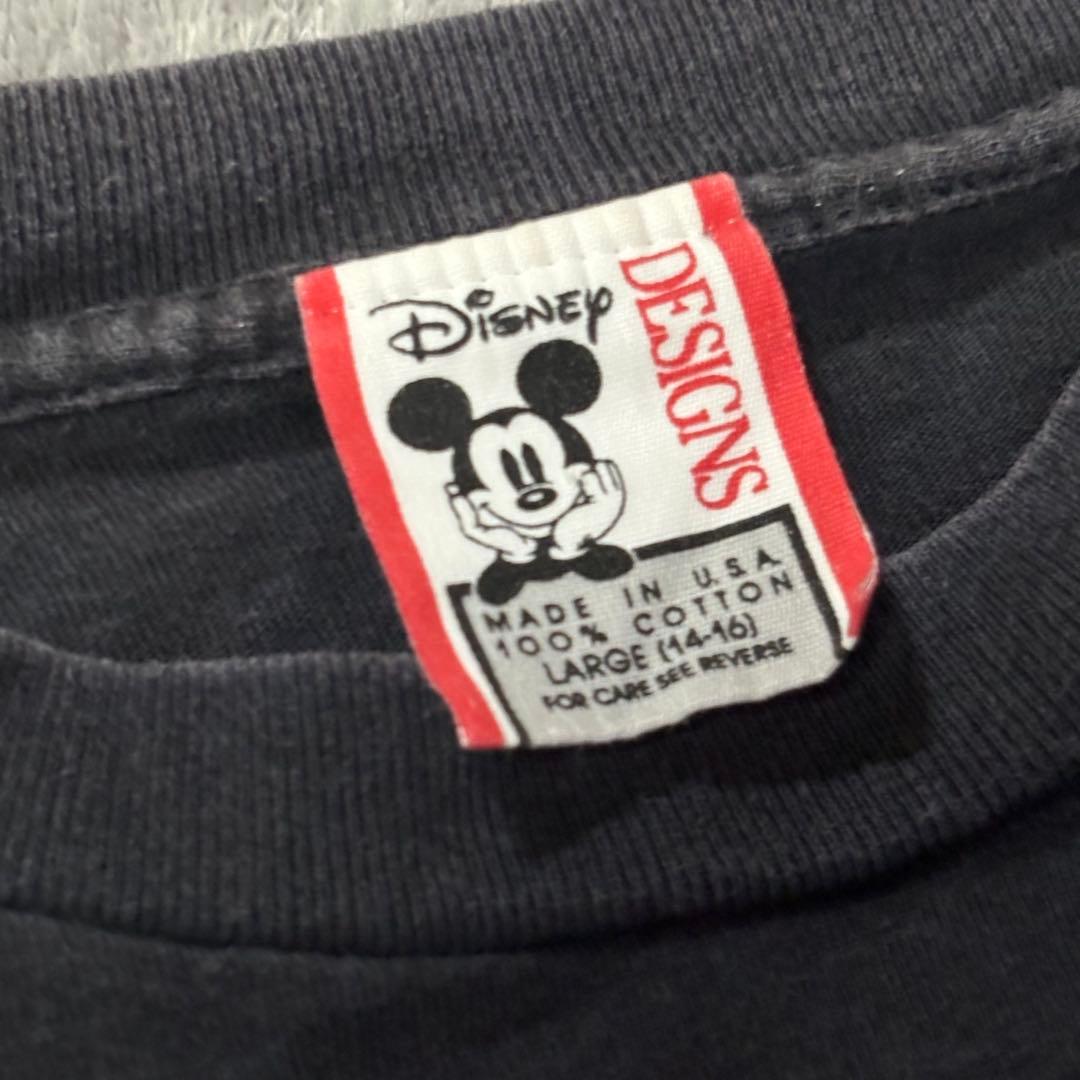 90s ヴィンテージ　ミッキー　ディズニー　タワー・オブ・テラー　Tシャツ　黒