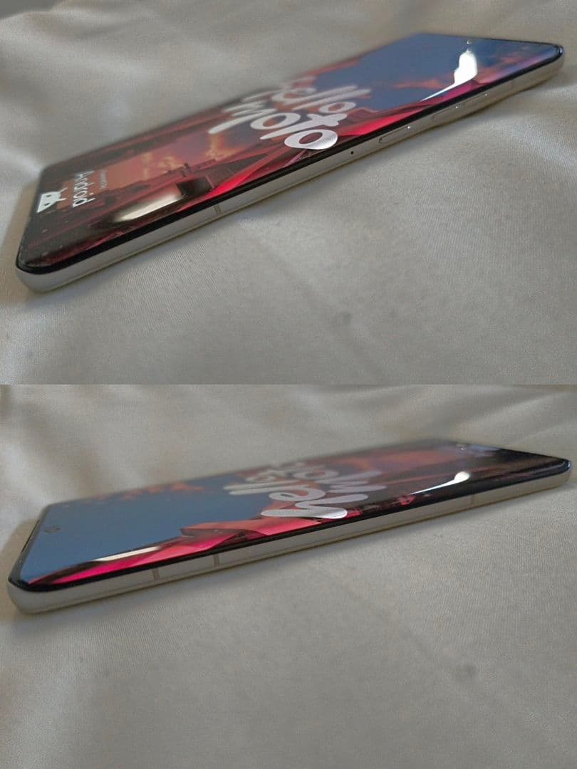 Motorola edge50s PRO スマートフォン　バニラホワイト　美品