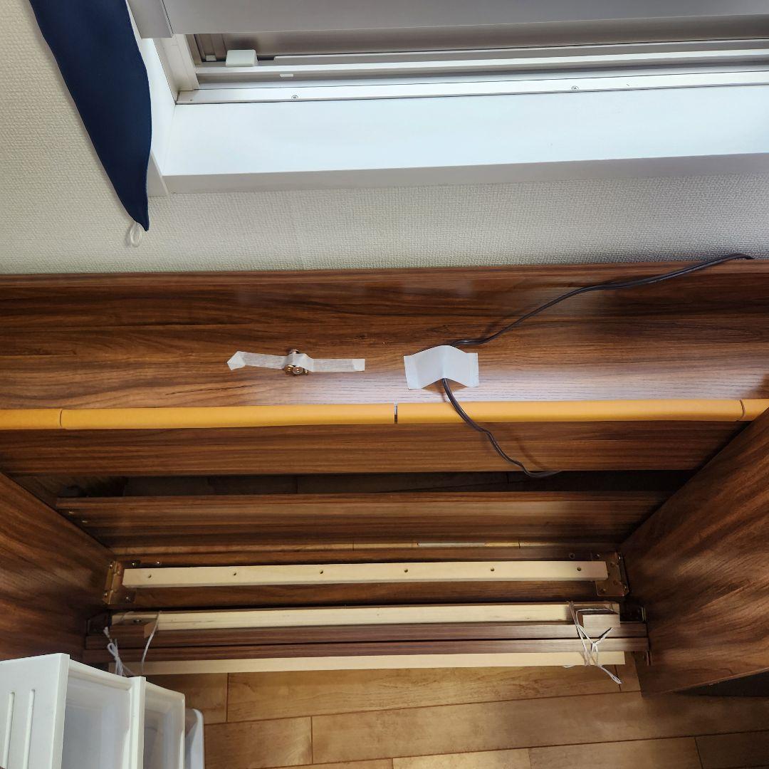 ダブルベッドフレーム【引き出し付】 【電源USBポート付】