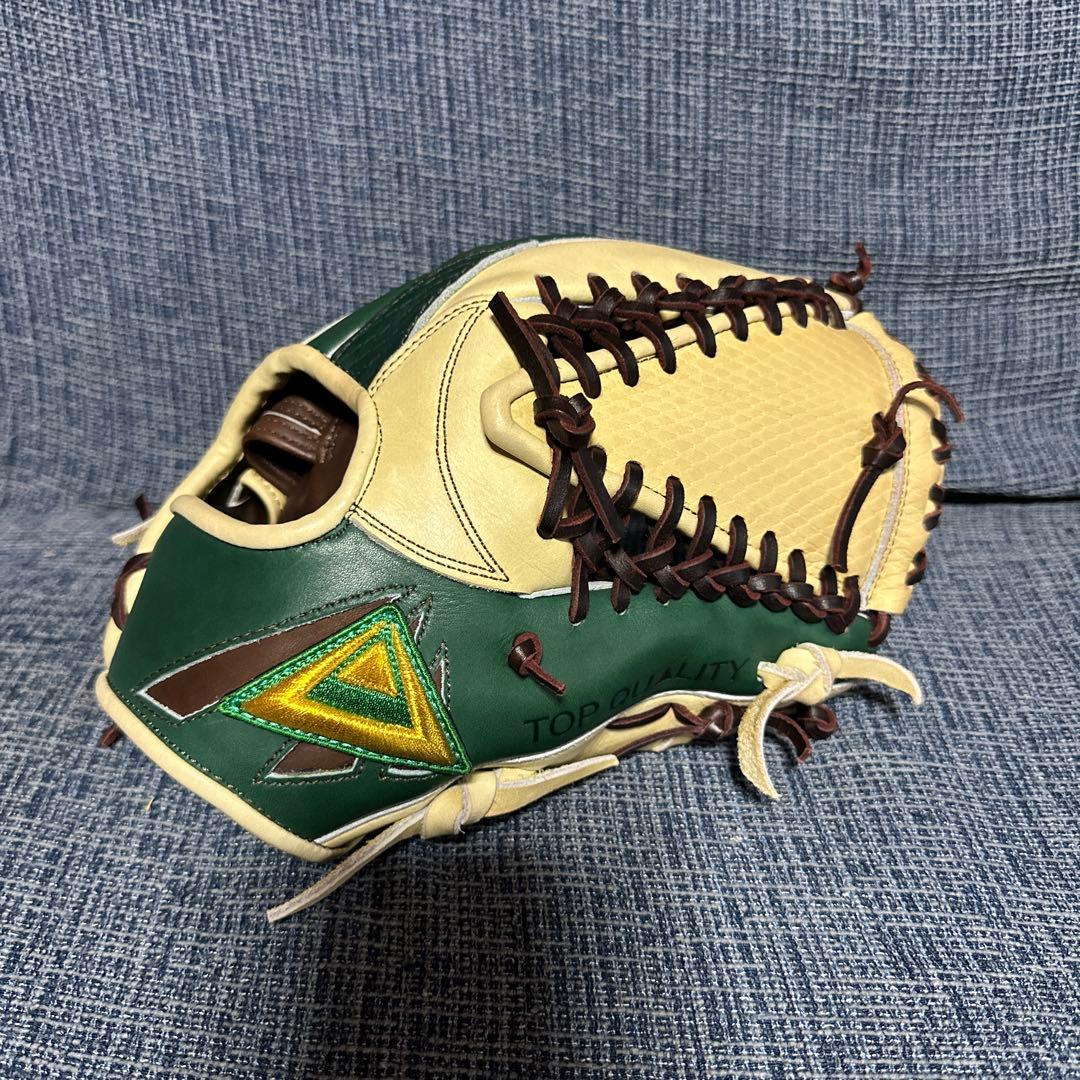 値下不可【中古】デルタ 一般軟式 内野グローブ DIF-2 薬指リング