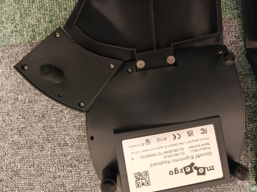 moergo glove 80エルゴノミクス分割型キーボード