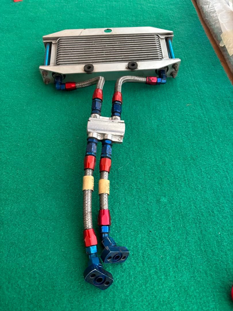 ゼファー750 オイルクーラー　サーモスタット付き