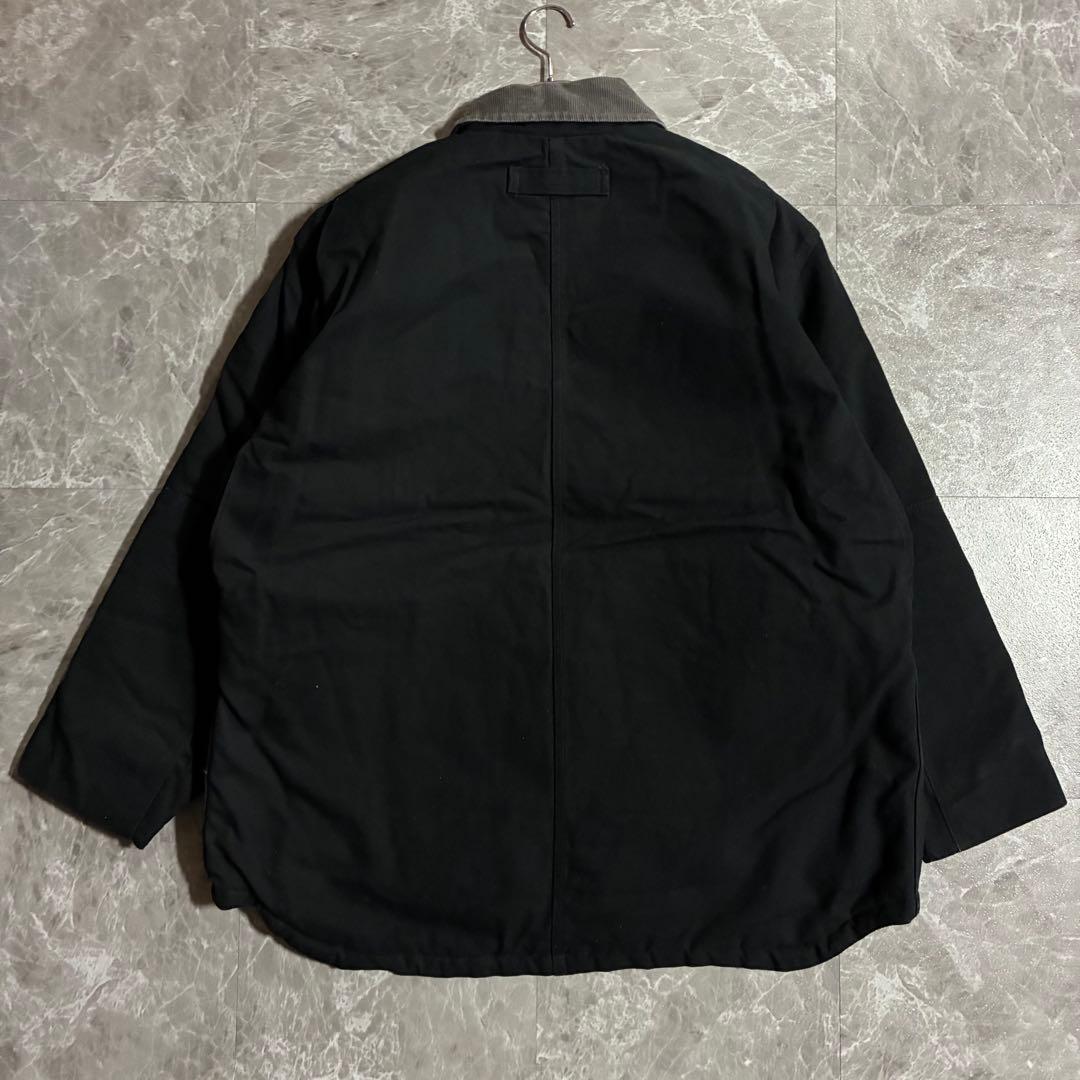 00s Dickies ダックジャケット メキシコ製 ブラック襟コーデュロイXL