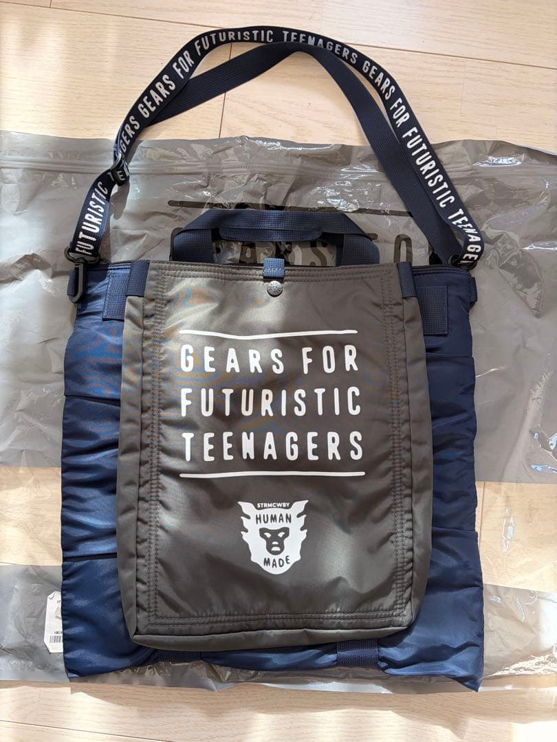 HUMAN MADE HELMET BAG 3WAY ヘルメットバッグ navy