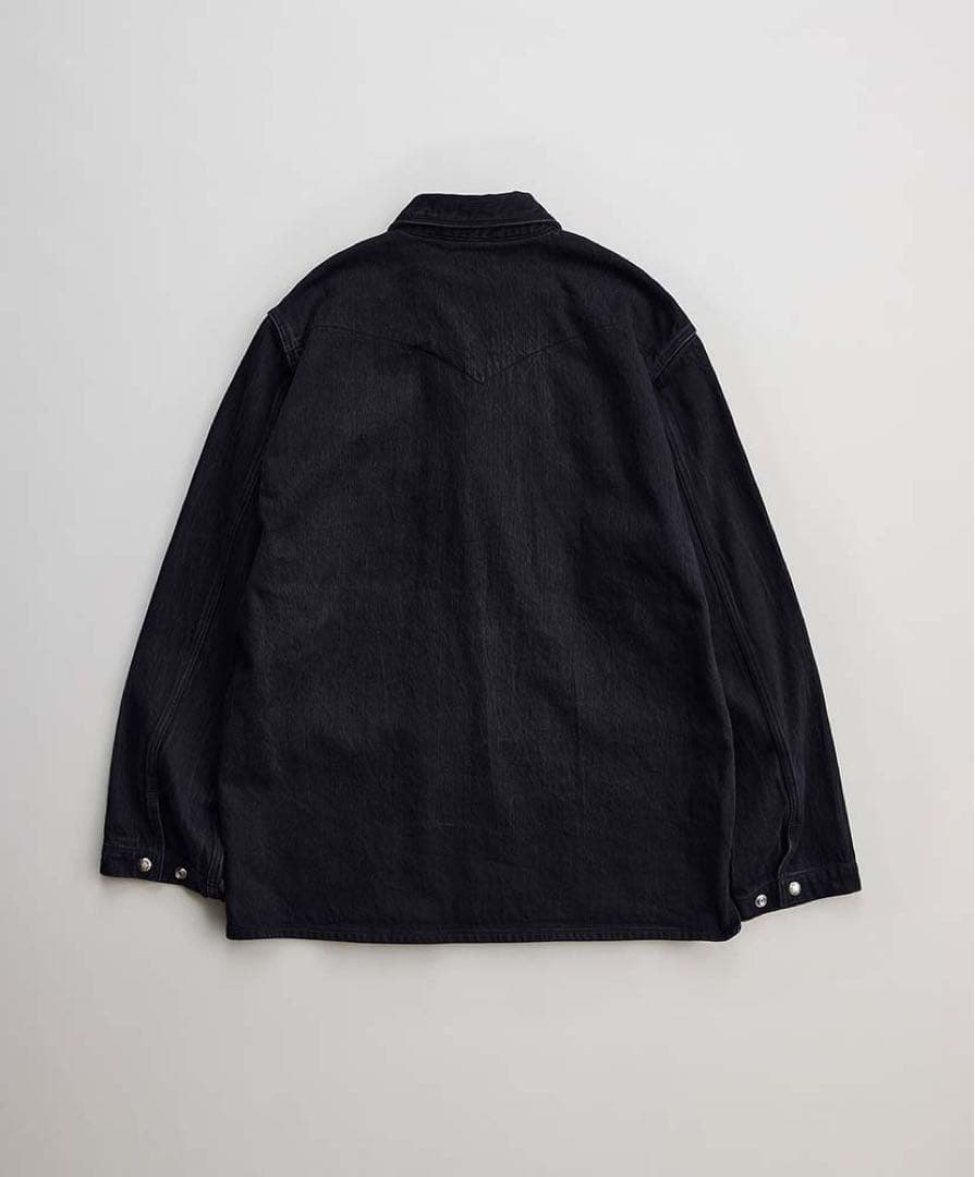 ナイスネス　B.rollo ブラックサテンワークジャケット
