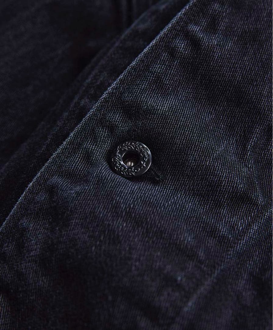 ナイスネス　B.rollo ブラックサテンワークジャケット