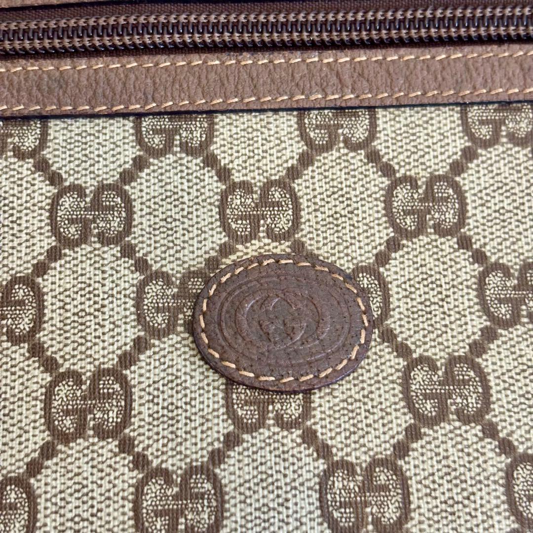 美品✨ Gucci GGパターン クラッチバッグ オールドグッチ ヴィンテージ