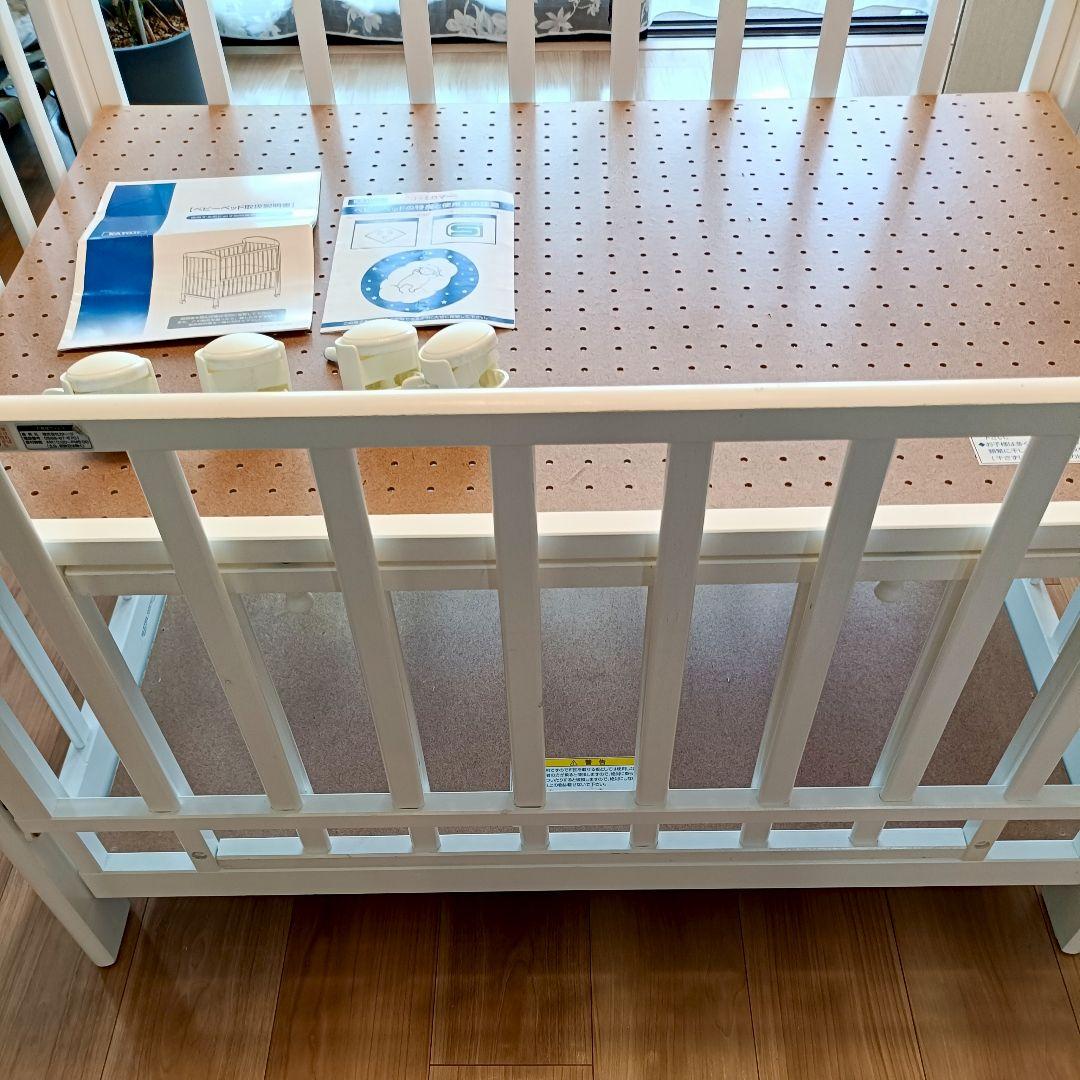 KATOJI ベビーベッド ミニ 立ちベッド