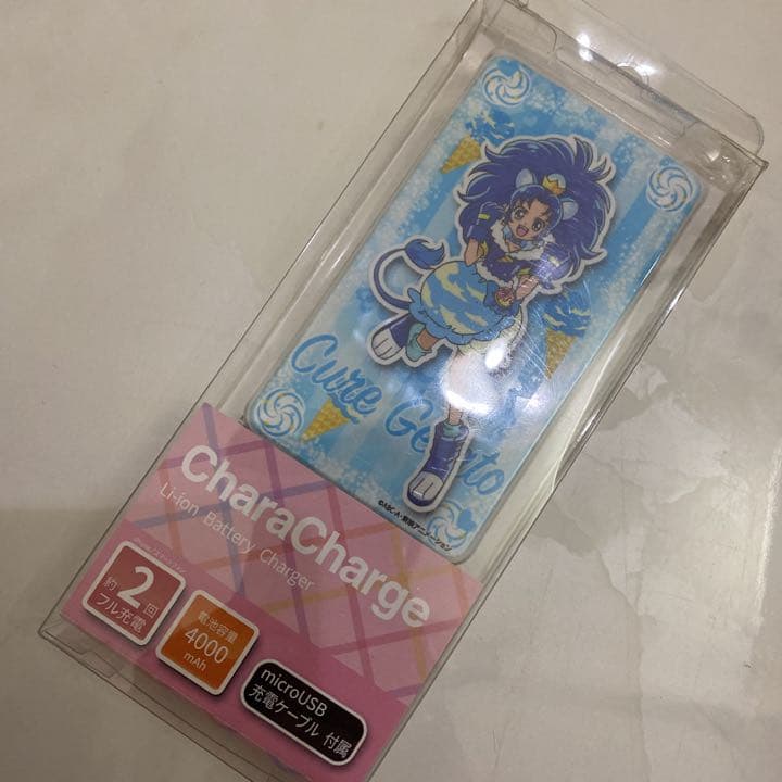 限定 プリキュアアラモード モバイル バッテリー キャラ チャージ ジェラート