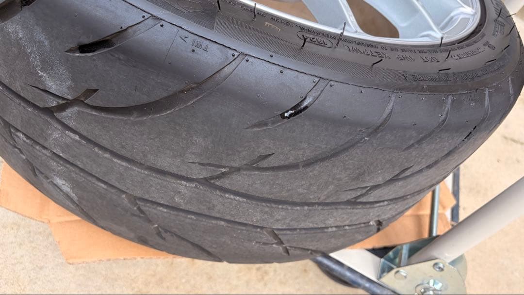 と*も様 RAYS ホムラ HOMURA 2×7 18インチ　＋　ほぼ新品タイヤ