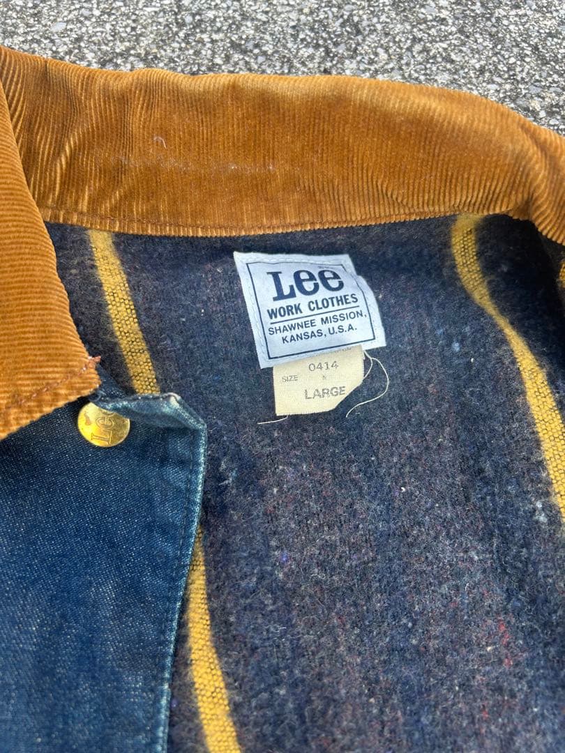 H*o様 Lee 81-LJ デニムジャケット ブランケット裏地 70s ヴィン