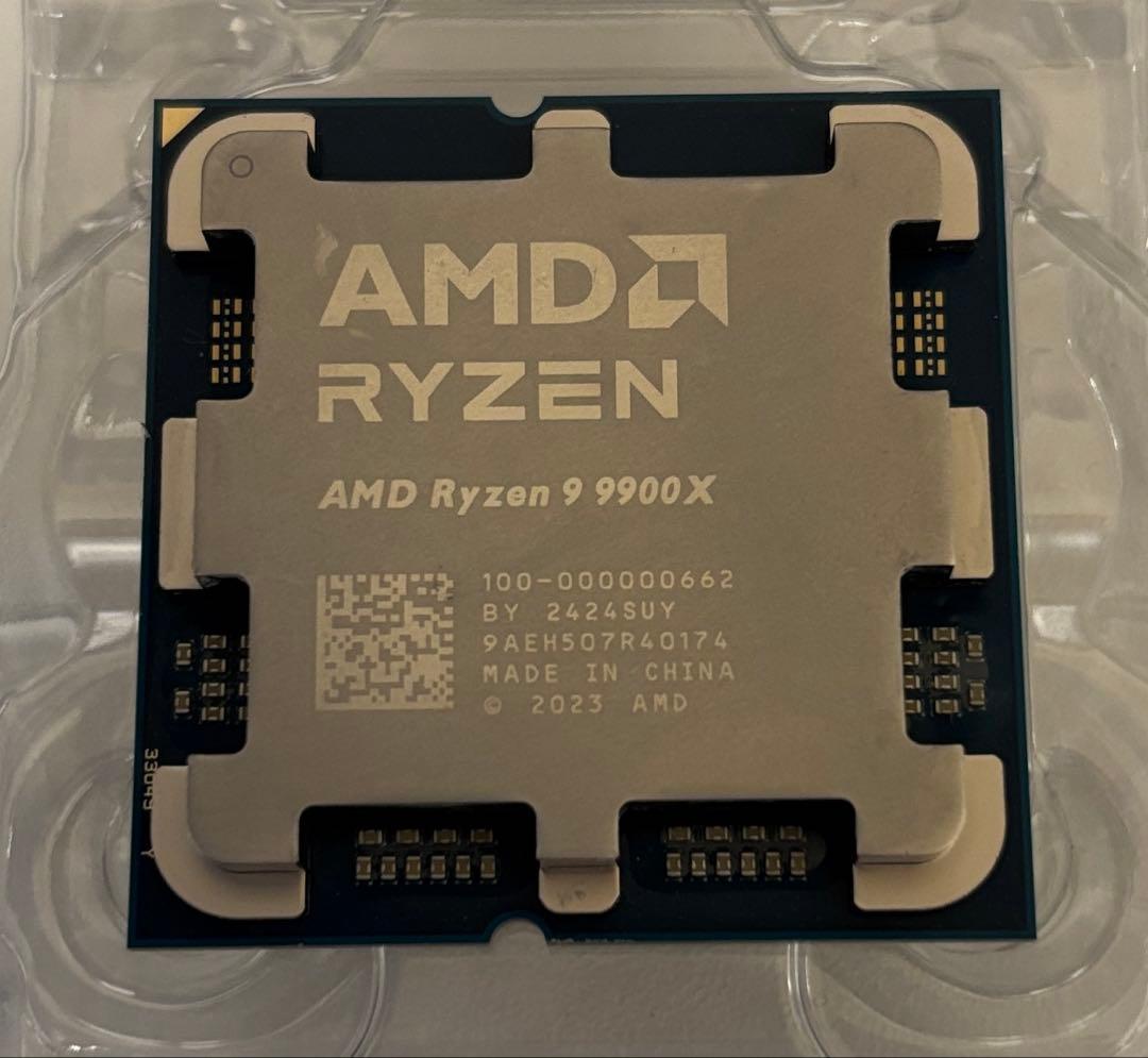 AMD Ryzen9 9900X 動作確認済み
