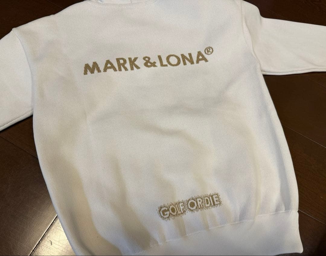 MARK & LONA ホワイト パーカー