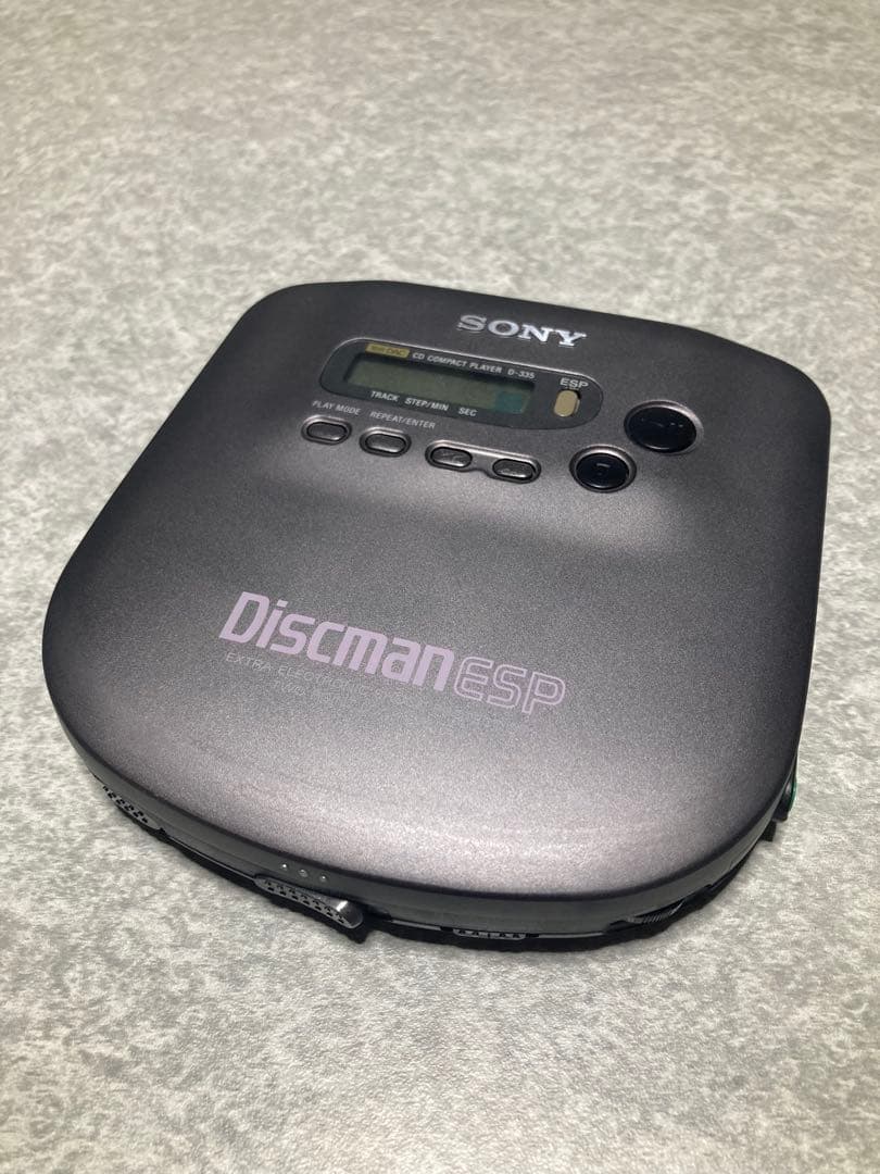 SONY ポータブルCDプレーヤー D-335 Discman ESP 動作品