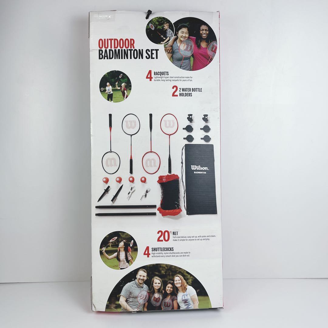 【未使用】Wilson アウトドアバドミントンセット