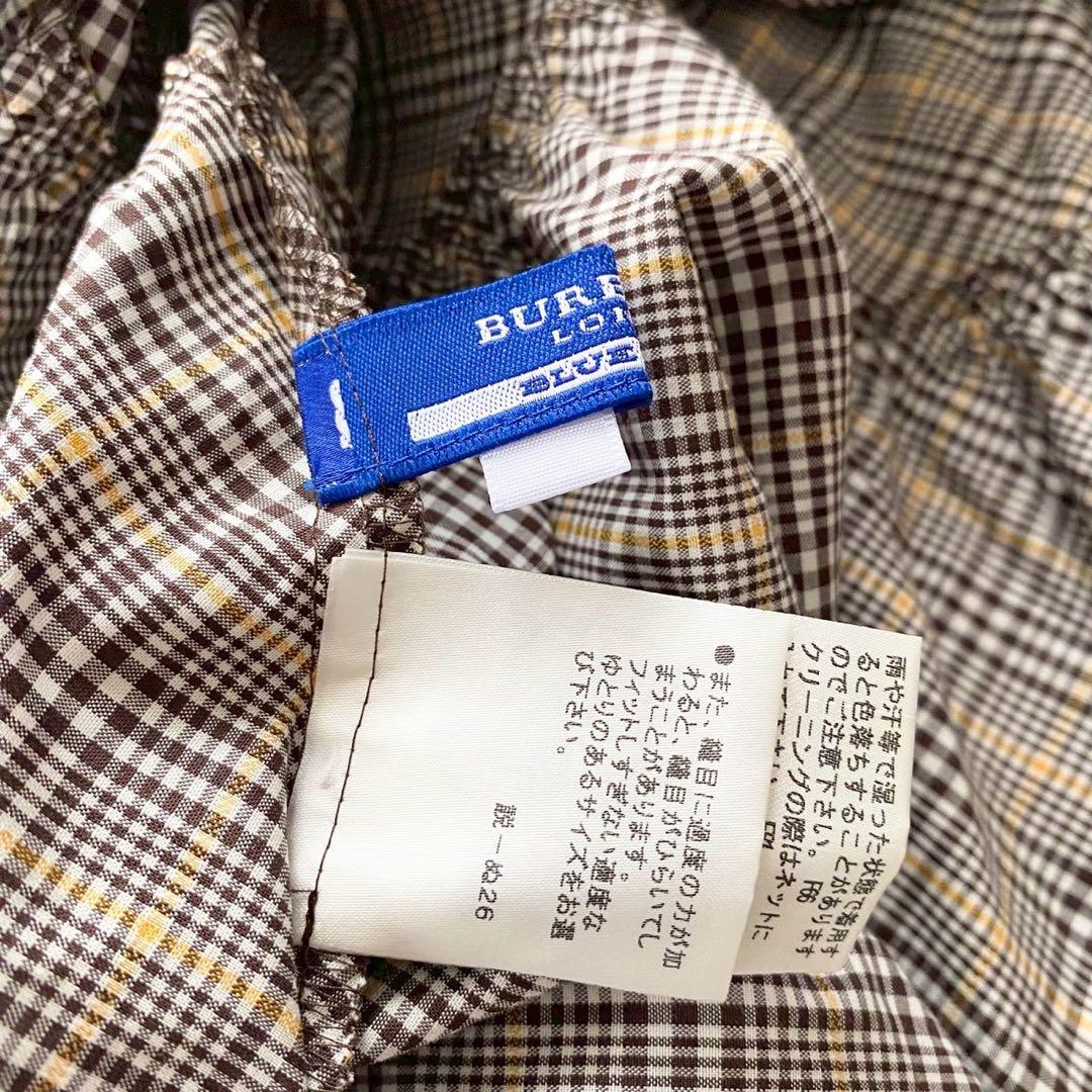 バーバリー ブルーレーベル タグ付き ワンピース ミニ丈 ノバチェック 38