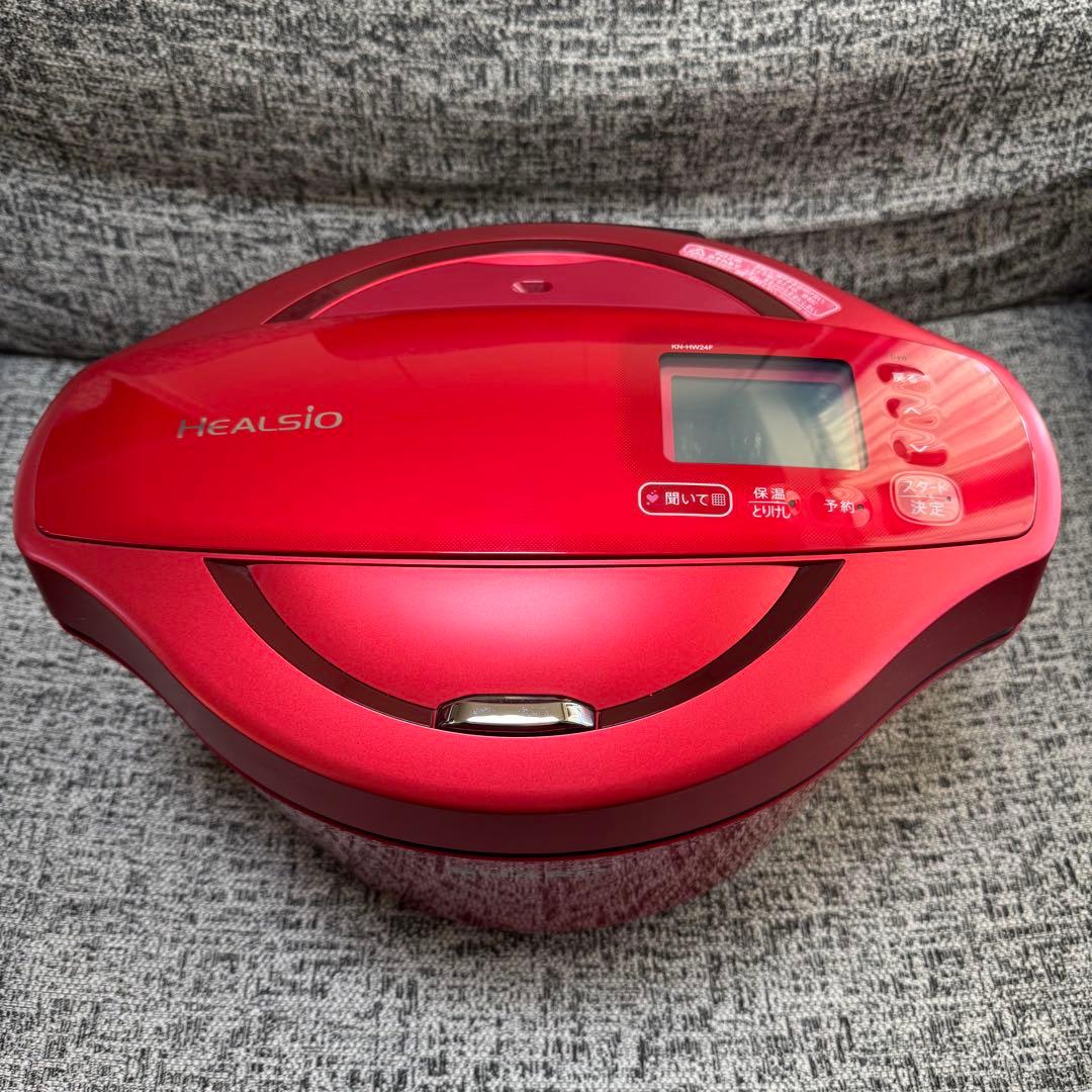 【極美品】SHARP ホットクック KN-HW24F レッド 2.4L