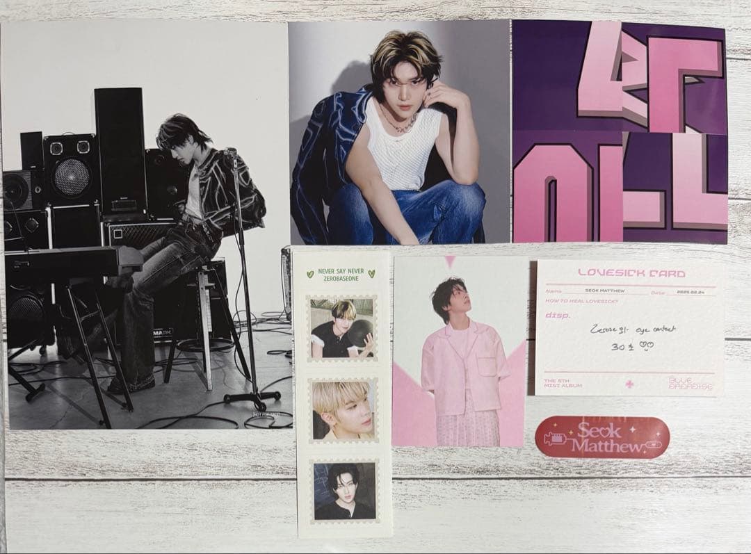 【選べる】ZEROBASEONE ZB1 まとめ売り マシュー　メテュ