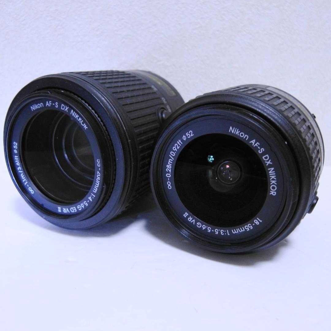ニコン AF-S 18-55mm VR II+ 55-200mm VR II
